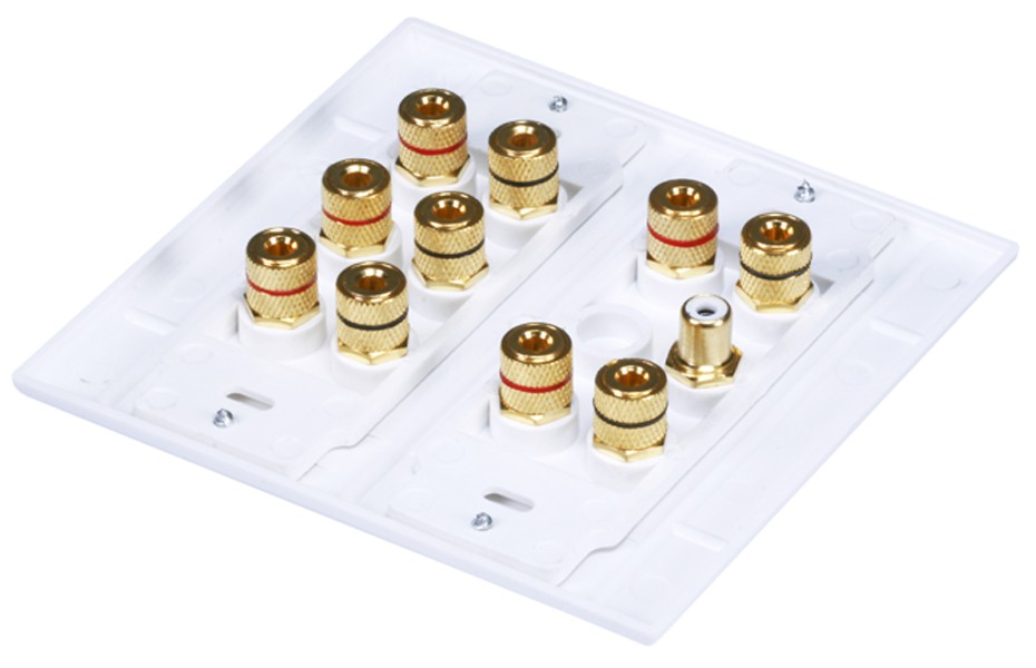 5.1 Surround Sound Distribution Wall Plate