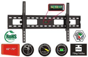 Brateck Tilting TV Wall Bracket - Max 75kgs 42"~70"