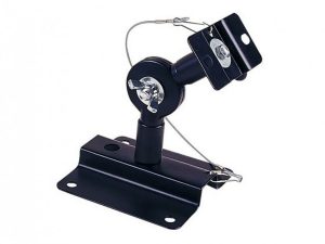 Adjustable Speaker Wall Mount Brackets (Black - Pair)