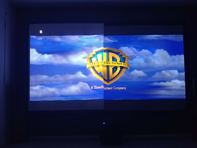 Three shades of black: projector screen colour