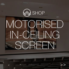 Motorised In-Ceiling Screen